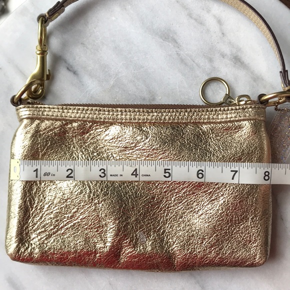 Coach Gold Wallet/Wristlet - Picture 3 of 6